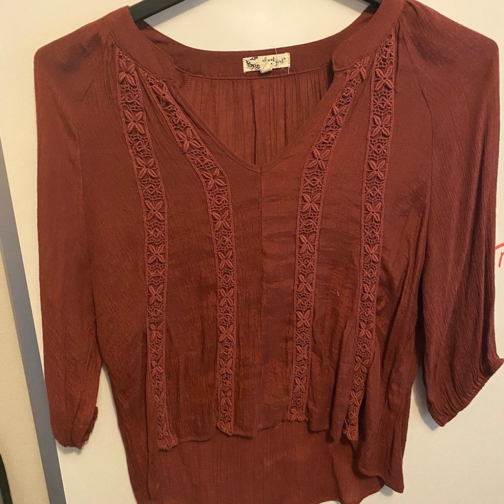 Women’s Dress Shirt-belly shirt